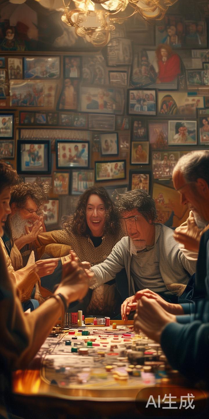 棋牌游戏不仅仅是娱乐，更是一种情感的纽带。在紧张的